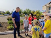 Денис Паслер с рабочей поездкой посетил подшефный Тельмановский муниципальный округ ДНР