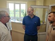 Денис Паслер с рабочей поездкой посетил подшефный Тельмановский муниципальный округ ДНР