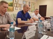 Денис Паслер с рабочей поездкой посетил подшефный Тельмановский муниципальный округ ДНР